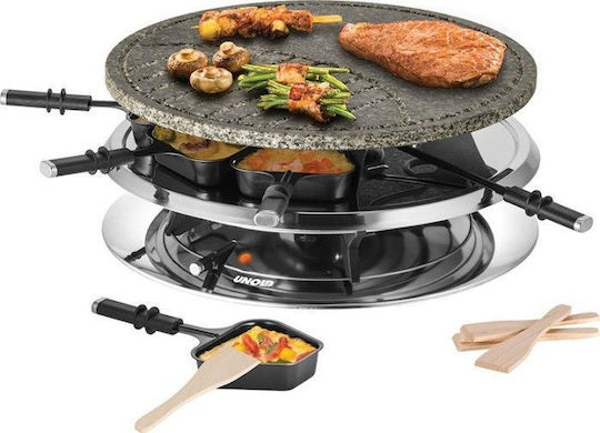Unold Επιτραπέζια Ηλεκτρική Ψησταριά Raclette Λείας Πλάκας 1300W 40x40εκ.