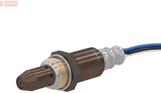Denso Car Lambda Sensor 4-Wire 613mm Compatible with Mazda 3 6 Cx-5 2.2d 04.12 Thread M18x1.5