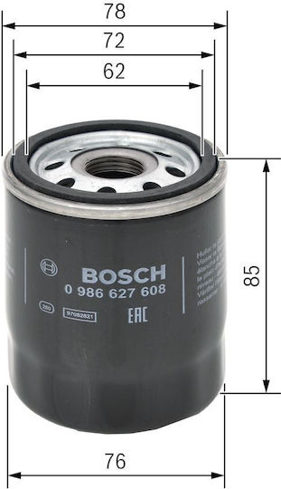 Bosch Φίλτρο Λαδιού Αυτοκινήτου για Ford / Volvo