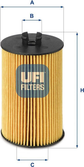 Ufi Oil Filter 25.012.00