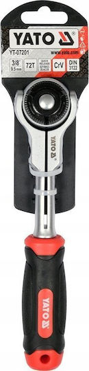 Yato Ratchet 3/8" 19.5cm with 72 Blades