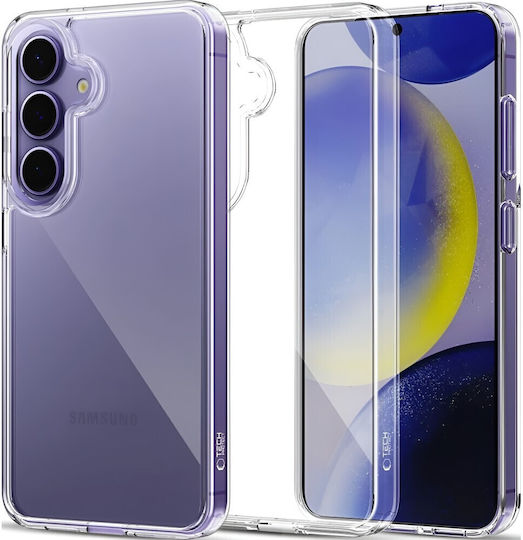 Tech-Protect Flexair Hybrid Back Cover Silicone / Plastic Transparent (Galaxy S25 FE)
