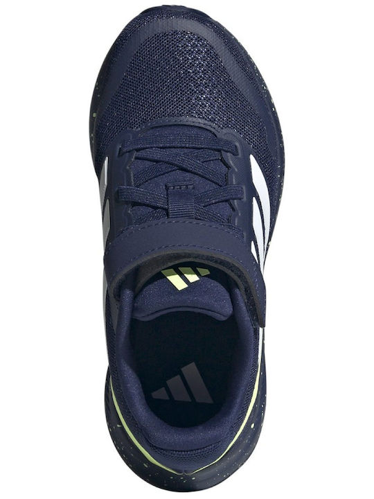 Runfalcon 5 Kids Sports Shoes Running with Hoop & Loop Closure Navy Blue
