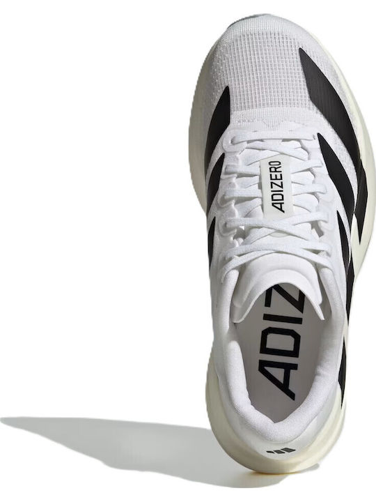 Adizero Αθλητικά Παιδικά Παπούτσια Running με Κορδόνια Λευκά