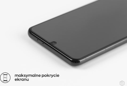 Diamond Antenna Full Glue Full Face Tempered Glass Μαύρο (Realme C53)
