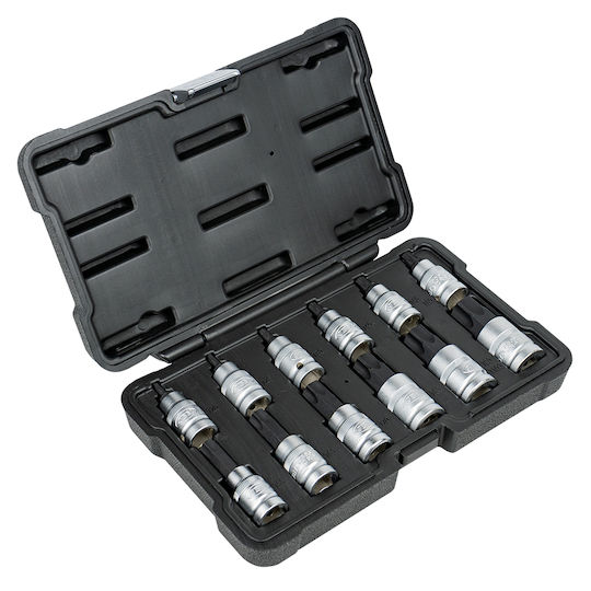12 Piece 1/2" Torx Hex Key Set
