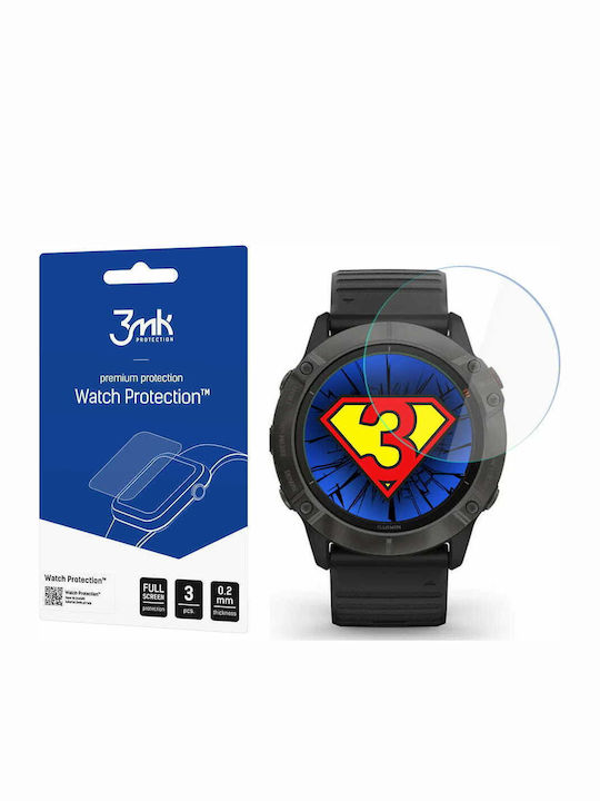 3MK Screen Protector pentru Garmin Fenix 6X/6X Pro 3buc