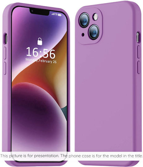 Techsuit Softflex Umschlag Rückseite Silikon Lila (Redmi 15C 4G)