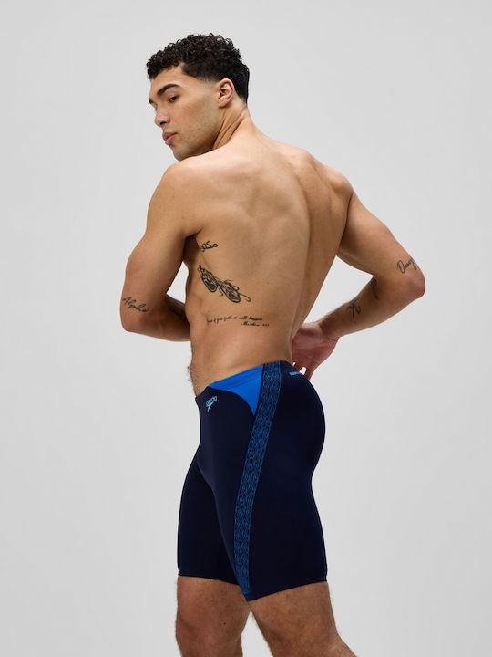 Speedo Men’s Hyperboom Splice Ανδρικό Αγωνιστικό Jammer Μαγιό Κολύμβησης Μπλε