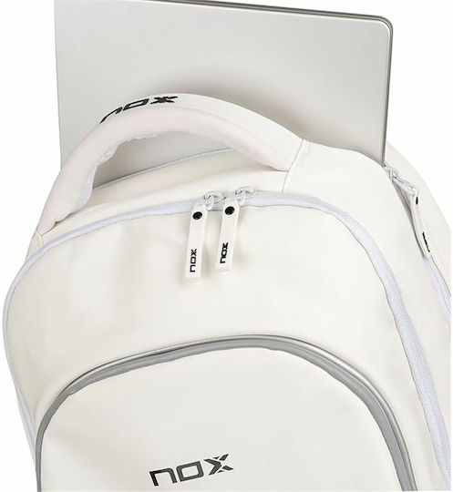 Nox Tennis Tasche Rucksack Padel Weiß