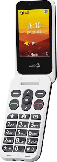 Doro Leva L30 Single SIM Κινητό με Κουμπιά Graphite White