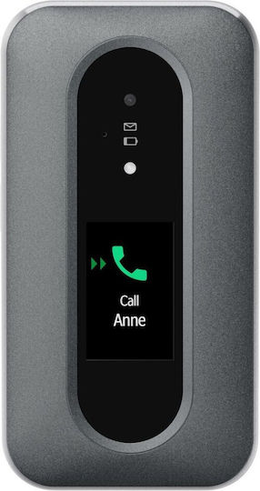 Doro Leva L30 Single SIM Κινητό με Κουμπιά Graphite White