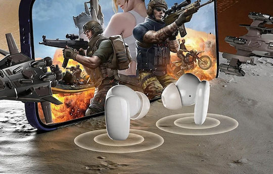 BlitzWolf BW-FYE16 Plus In-ear Bluetooth Handsfree Ακουστικά με Θήκη Φόρτισης Γκρι