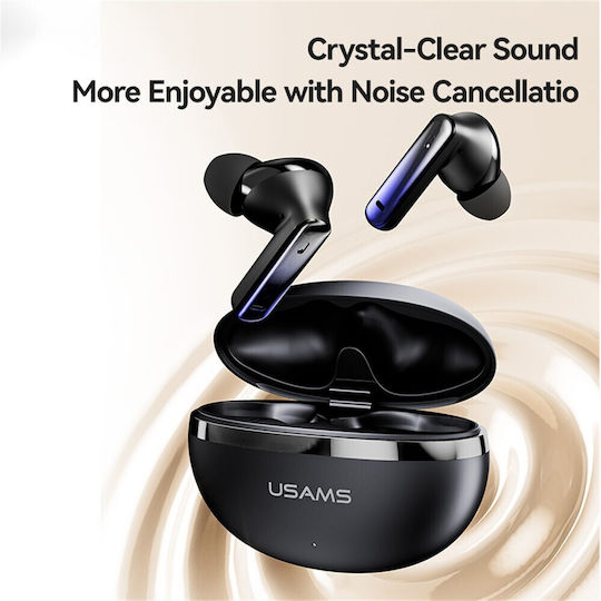Usams E02 In-Ear Bluetooth-Freisprecheinrichtung Kopfhörer mit Ladeetui Weiß