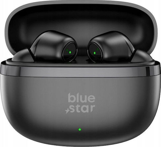 Blue Star AC20E In-ear Bluetooth Handsfree Căști cu Carcasă de Încărcare Negru