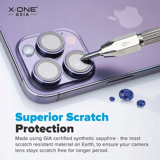 X-One Camera Protection Tempered Glass Transparent for the Samsung Galaxy S25 Ultra