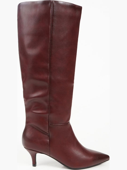 Damenstiefel Burgundisch