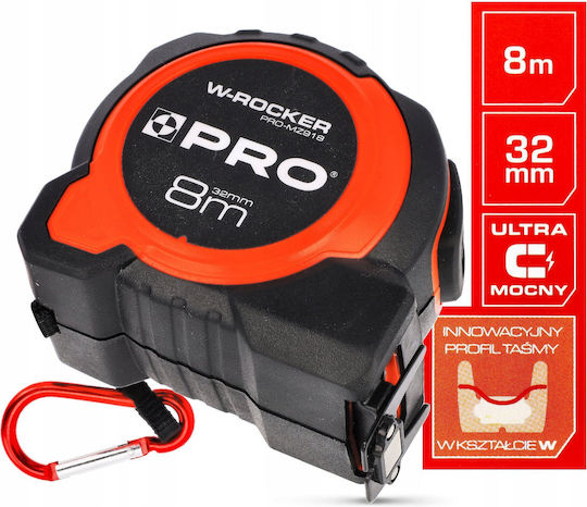 Profindustry Pro Метрическа лента с магнит 8м