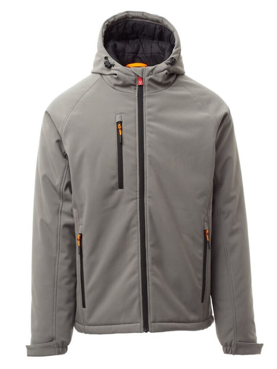 Payper Gale Pad Femei Jachetă de lucru Softshell cu glugă Gri