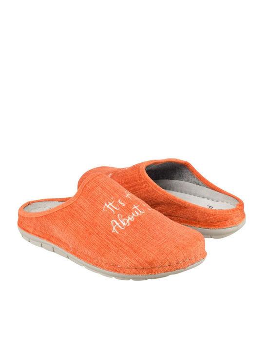 Anatomische Damen Hausschuhe Orange