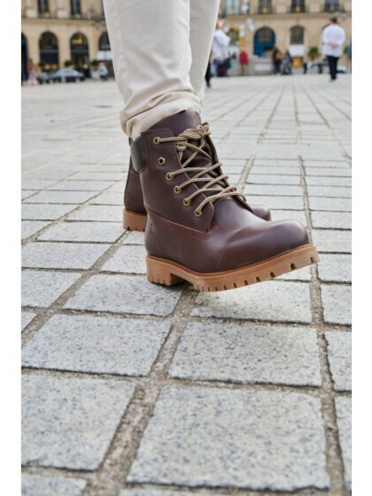Leather Brown Men's Boots Anatomical