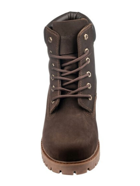 Leather Brown Men's Boots Anatomical