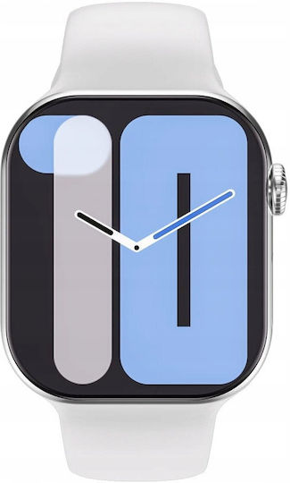 Platinet Pro Mini Smartwatch με Παλμογράφο (Λευκό)