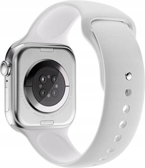 Platinet Pro Mini Smartwatch με Παλμογράφο (Λευκό)