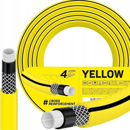 Cellfast Gartenschlauch Gelb Größe 5/8" Länge 20m