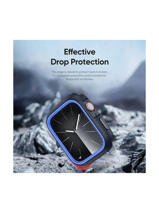 Dux Ducis Case Plastic Case in Blue color for Apple Watch Series 10 46 mm