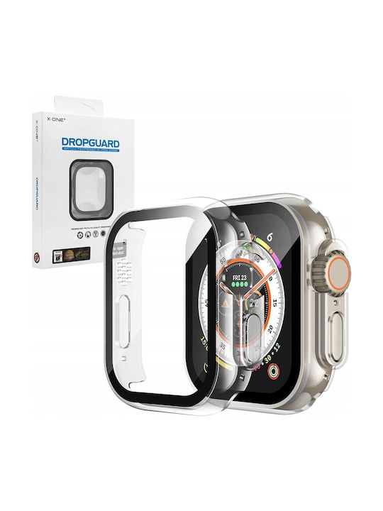 X-One Dropguard Plastic Case in Transparent color for Apple Watch Ultra/Ultra 2.