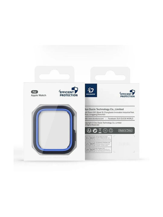 Dux Ducis Case Plastic Case in Blue color for Apple Watch Series 10 46 mm