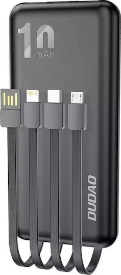 Dudao K6Pro Power Bank 10000mAh 15W With 2 USB-A Output Ports White