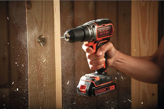 Black & Decker BL186KB Mașină de găurit Baterie Fără perii 18V 2x2Ah