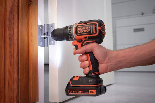 Black & Decker BL186KB Mașină de găurit Baterie Fără perii 18V 2x2Ah