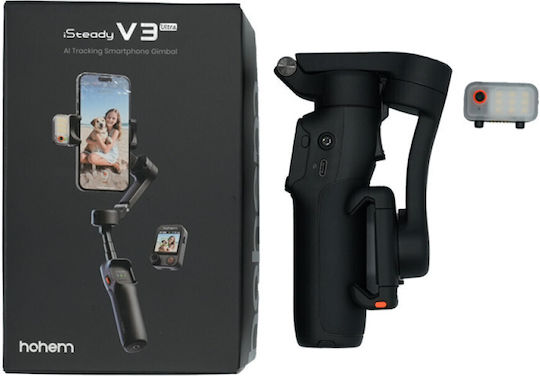 Hohem Isteady V3 Ultra Phone Gimbal with 3 Axis Stabilization and 9 Operating Hours Black