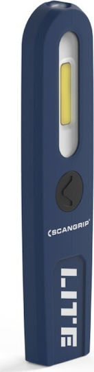 Scangrip Rechargeable Flashlight LED IP20 with Maximum Brightness 200lm