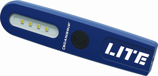 Scangrip Rechargeable Flashlight LED IP20 with Maximum Brightness 200lm