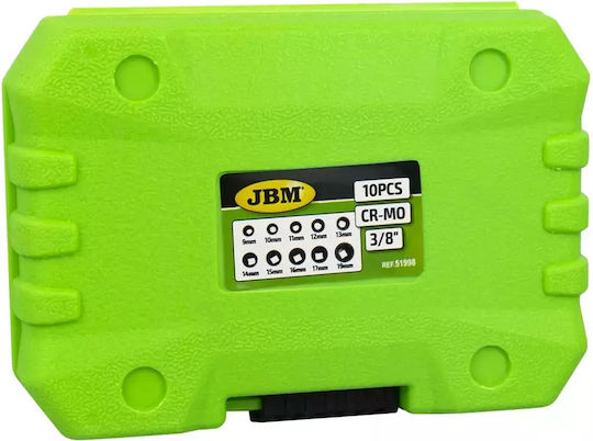JBM Auszieher Nuss Quadratisch mit Vierkant-Antrieb 3/8" 1Stück