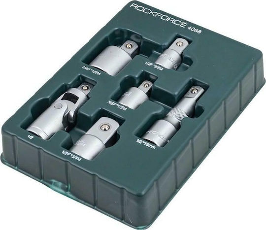 Hikoki Nüsse mit Vierkant-Antrieb 1/2", 3/8", 3/4" Set 6Stück