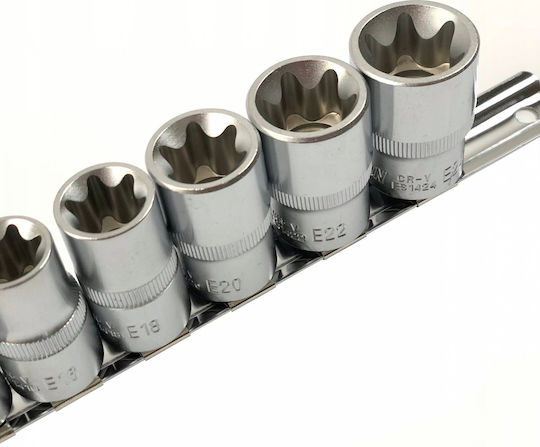 Honiton Καρυδάκια Torx με Καρέ Υποδοχής 1/4" Σετ 14τμχ