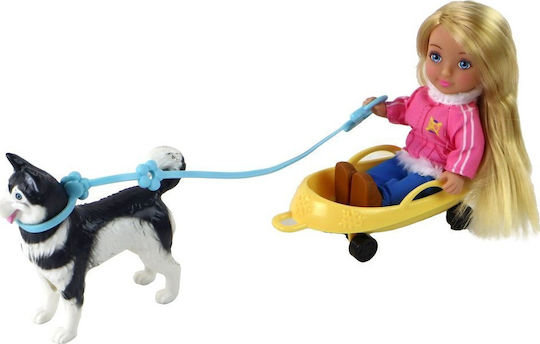 Puppe Kinder Anlily Rollschuhe Hund Wintersport Lean Toys