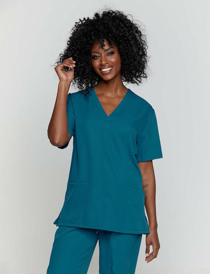 Velilla Mito Unisex Blue Medical Blouse