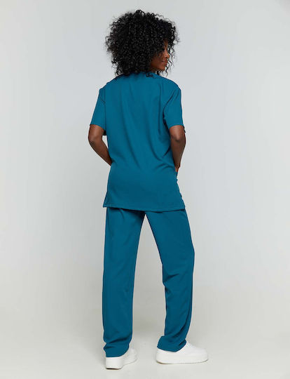 Velilla Mito Unisex Blue Medical Blouse