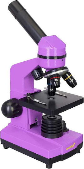 Levenhuk Rainbow 2l Plus Amethyst Microscope Up To 640x Magnification Experiment Kit
