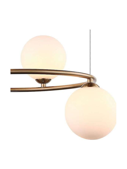 Italux Pendant Light Yellow for 25 Bulbs G9 40.5x25cm