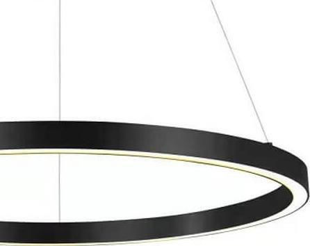 Light Prestige Κρεμαστό Φωτιστικό Μαύρο LED 60x60εκ.