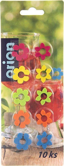 Orion Set of Cups Coffee Porcelain Multicolored 10pcs