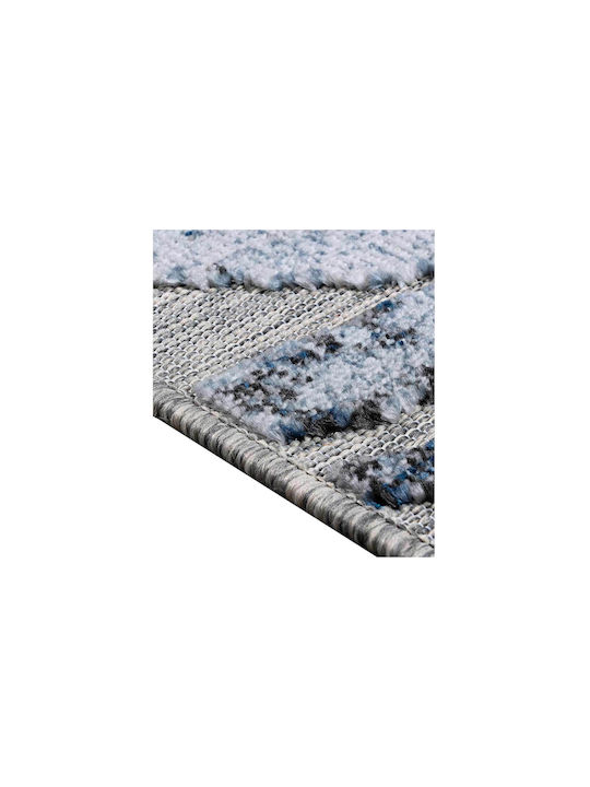 Madi Phantom Tisser Rug Rectangular Grey Blue
