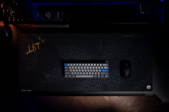 Endorfy Thock V2 Compact Wireless Wireless Gaming Mechanical Keyboard 60% with Gateron Yellow switches and RGB lighting (English US) Gray